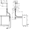 Vitruves maisītājs Hansgrohe Aqittura M91, SodaSystem, nerūsējošā tērauda imitācija 76837800