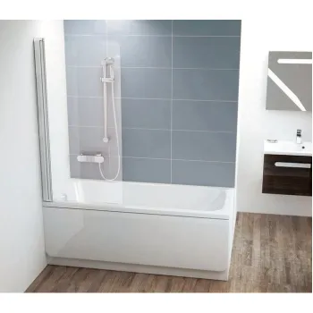 Vannas siena Ravak CVS1 80L hromēts + caurspīdīgs 7QL40C00Z1