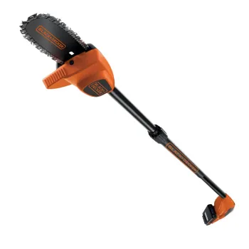 Motorzāģis BLACK+DECKER 18 V akumulatora, 1 x 2,0 Ah akumulators, lādētājs GPC1820L20-QW