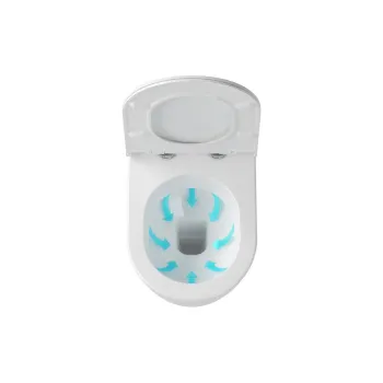 Piekaramais pods Ravak Uni Chrome, bez vāka balts X01516