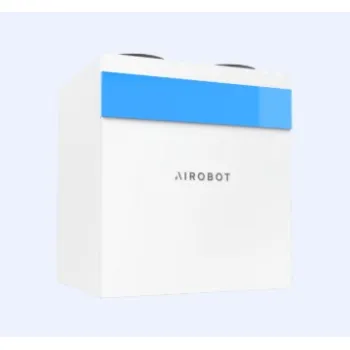 Rekuperators AIROBOT-V4-PRO-E  400 m3/h 111 l/s ar mitruma atgūšanu (Montāža pie sienas)  Balts
