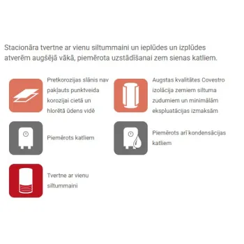 Ūdens ātrsildītājs (Boilers) DRAŽICE OKC 160 NTR ar 1 siltummaini