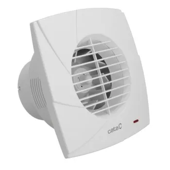 Ventilators Sapho CB-100 PLUS T radiālais ar taimeri, 25 W, 100 mm, balts