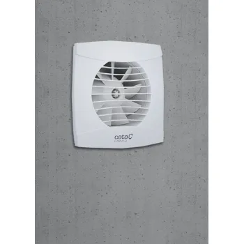 Ventilators Sapho UC-10 TH, automātisks, 8 W, 100 mm, balts 01200200