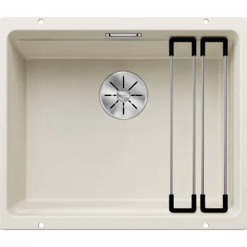 Virtuves Izlietne BLANCO ETAGON 500-U SILG Soft white M.ZUB InFino O.AF SILGRANIT™, PuraDur™, Silti balts 527075