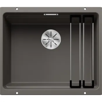 Virtuves Izlietne BLANCO ETAGON 500-U SILG Volcano grey M.ZUB InFino O.AF SILGRANIT™, PuraDur™, Vulkāna pelēks 527258