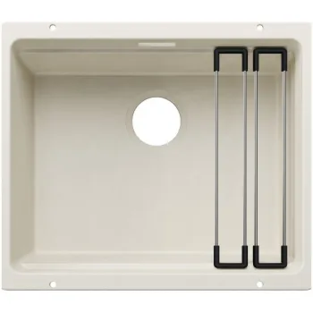 Virtuves Izlietne BLANCO Etagon 500-U SILG Soft White M.ZUB O.AF WFS SILGRANIT™, Silti balts 527756