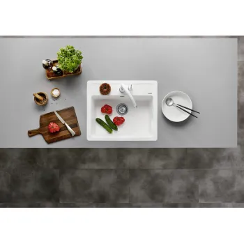 Virtuves izlietne BLANCO LEGRA 6 SILG Soft white O.ZUB O.AF SILGRANIT™ 527086