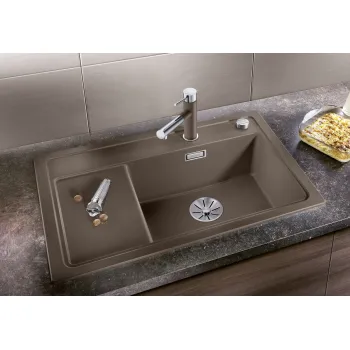 Virtuves Izlietne BLANCO ZENAR XL 6 S C RE SILG PDUR Coffee O.ZUB InFino M.AF SILGRANIT™,PuraDur™,Kafijas 523784