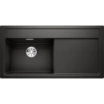 Virtuves Izlietne BLANCO ZENAR XL 6 S SILG LI PDUR Black O.ZUB InFino M.AF Melna, SILGRANIT™ 526059