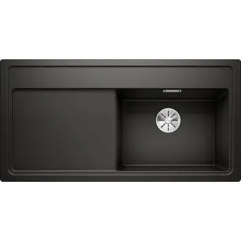 Virtuves Izlietne BLANCO ZENAR XL 6 S SILG RE PDUR Black O.ZUB InFino M.AF Melna, SILGRANIT™ 526062