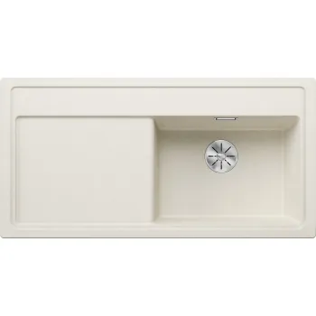 Virtuves Izlietne BLANCO ZENAR XL 6 S SILG RE Soft white O.ZUB InFino M.AF SILGRANIT™, PuraDur™, Silti balts 527189