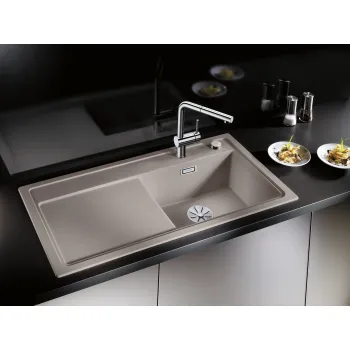 Virtuves Izlietne BLANCO ZENAR XL 6 S SILG RE Volcano grey O.ZUB InFino M.AF SILGRANIT™, PuraDur™, Vulkāna pelēks 527372