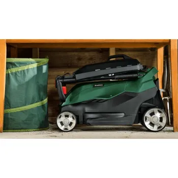 Zāles pļāvējs Bosch 36 V akumulatora 40 cm pļaušanas platums, 2 x 2,0 Ah akumulatori, lādētājs 06008B9F01