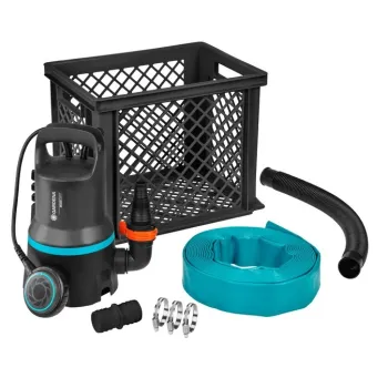 Iegremdējamais (Dernāžas) sūknis Gardena 9000 ar drenāžas komplektu, 300W 970573601