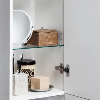 Augstais skapis Kame Gama ar 2 durvīm (push to open) Balts TU/35-2/D1-PO