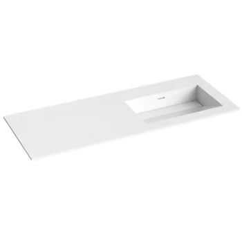 Mēbeļu izlietne Kame Corian 120 (bez atveres maisītājam) labā Balts Matēts CN1214618-R-BS