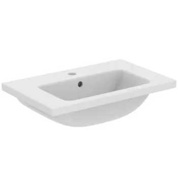 Mēbeļu izlietne Ideal Standard i.Life S  61x39x18 cm, ar pārplūdes atveri, jaucējkrānam, balta T459001