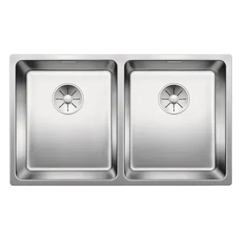 Virtuves izlietne Blanco Andano 340/340, 75x44 cm, nerūsējošais tērauds 522981