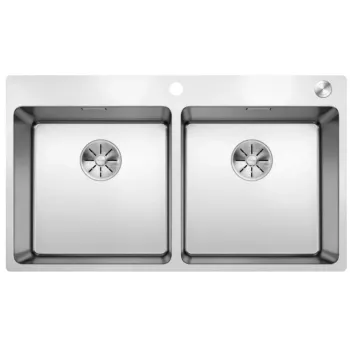 Virtuves izlietne Blanco Andano 400, 87x50 cm, InFino, nerūsējošais tērauds 525249