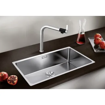 Virtuves izlietne Blanco Andano 700, 74x44 cm, nerūsējošais tērauds 522969