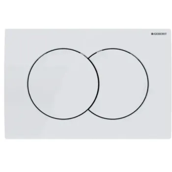 Tualetes poda komplekts Geberit Duofix ar Kielle Gaia Rimless podu ar SoftClose vāku, Delta01 poga, balta 11CA3120B