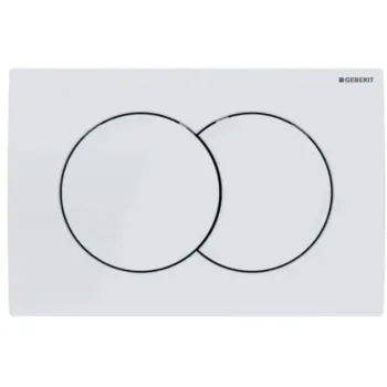 Tualetes poda komplekts Geberit Duofix ar Podu Kielle Gaia Rimless un softClose vāku, Delta01 poga, Balta 11CA3124B