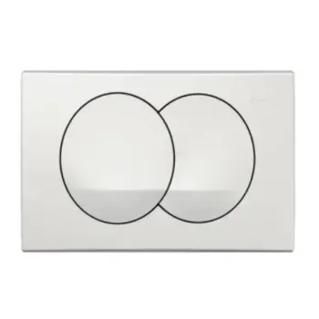 Tualetes poda komplekts Geberit Duofix ar Kielle Gaia Rimless podu ar SoftClose vāku, Delta poga, balta 11CA3150B