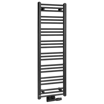 Dvieļu žāvētājs / Radiators Bruckner Albrecht 40x125cm, 437 W, melns 600.112.6