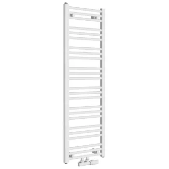 Dvieļu žāvētājs / Radiators Bruckner Albrecht 40x125cm, centrālais pieslēgums, balts 600.112.4