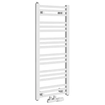 Dvieļu žāvētājs / Radiators Bruckner Albrecht 40x93cm, centrālais pieslēgums, balts 600.111.4