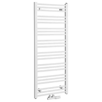 Dvieļu žāvētājs / Radiators Bruckner Albrecht 50x125cm, centrālais pieslēgums, balts 600.114.4