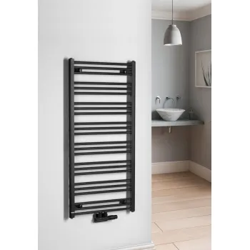 Dvieļu žāvētājs / Radiators Bruckner Albrecht 60x125cm, 611 W, melns 600.117.6