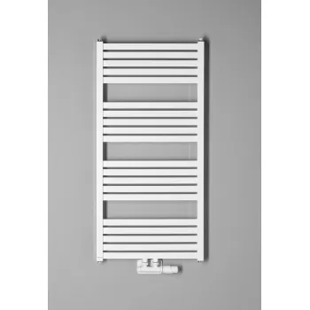 Dvieļu žāvētājs / Radiators Bruckner Grunt 105x50cm, centrālais pieslēgums, balts 600.121.4
