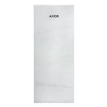 Nosegplāksne maisītājam Axor 200 mm, balts marmors 47909000
