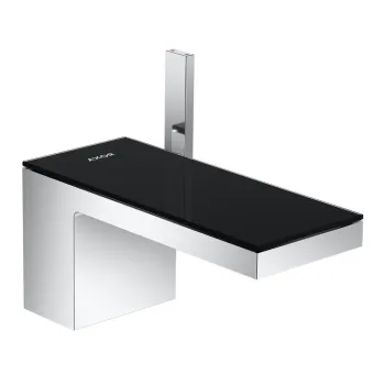 Nosegplāksne maisītājam Axor 200 mm, melns stikls 47900600