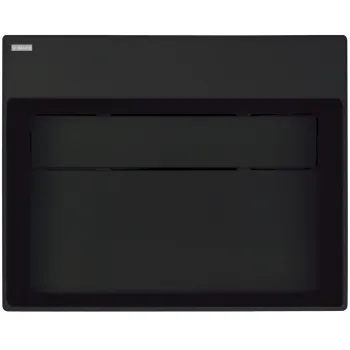 Vannas istabas izlietne Deante CORREO granīta uz virsmas NERO, 500x400mm Melna