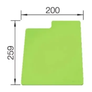 Virtuves Griešanas dēlis Blanco SITYPad, Kiwi 236717