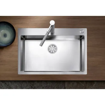 Virtuves izlietne Blanco Claron 700, 76x51 cm, InFino, nerūsējošais tērauds 521634