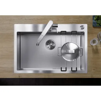 Virtuves izlietne Blanco Claron 700, 76x51 cm, InFino, nerūsējošais tērauds Durinox 523394