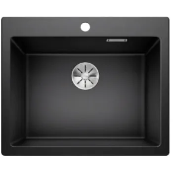 Virtuves izlietne Blanco Pleon 6 Silgranita, 62x51 cm, antracīta 521678