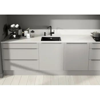 Virtuves izlietne Blanco Subline 500 Keramikas, 54x46cm, pabūvējamā melna 523740