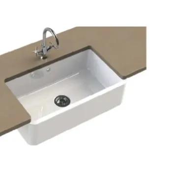 Virtuves izlietne Blanco Villae Farmhouse Keramika, 80x46 cm, pabūvējama, spilgti balta 525163