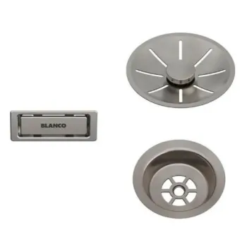 Izlietnes Notekas komplekts Blanco, platīns 207406