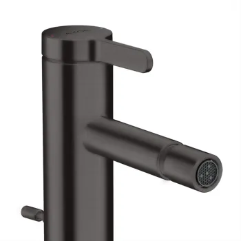 Bidē maisītājs AXOR One, EcoSmart, birstēts melns hroms 48210340
