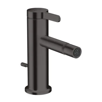 Bidē maisītājs AXOR One, EcoSmart, birstēts melns hroms 48210340