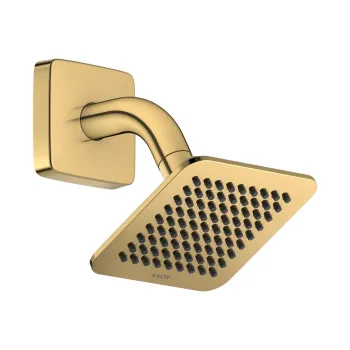 Dušas galva Axor Citterio C 12x12 cm, EcoSmart, pulēta zelta krāsa 28810990