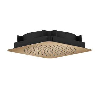 Dušas galva Axor Citterio C 27x27 cm, EcoSmart, pulēta bronza 28795140