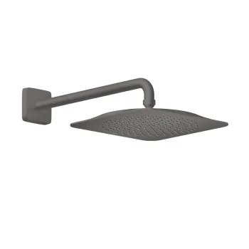 Dušas galva Axor Citterio C 27x27 cm, EcoSmart, pulēts melns hroms 28791340
