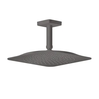 Dušas galva Axor Citterio C 27x27 cm, EcoSmart, pulēts melns hroms 28793340